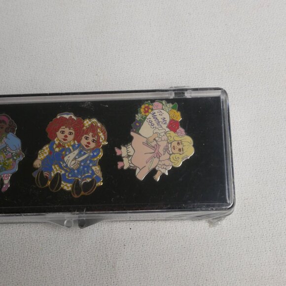 Marie Osmond 2002 Doll Enamel Pins Set of 3 Cute Pins NIB Vintage - Picture 4 of 7